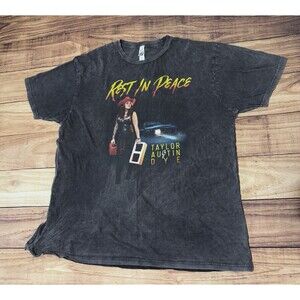 Taylor Austin Dye Rest In Peace T Shirt Country Music Rare XL Read Description